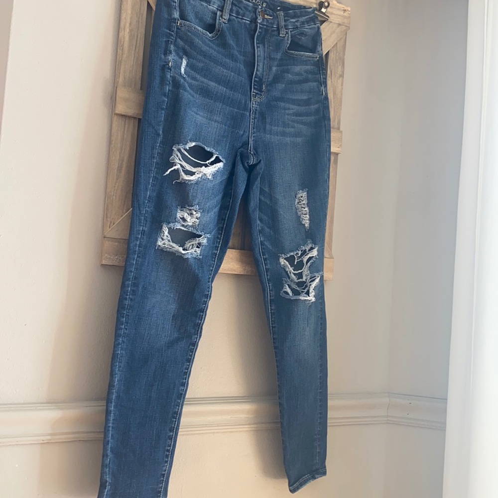 American Eagle curvy super hi-rise jegging 8
